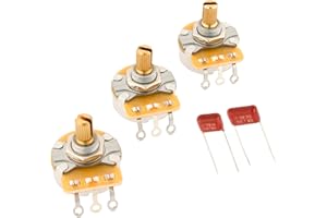 FENDER Stratocaster Split Shaft Potentiometer and Capacitor Kit, 3-Pack