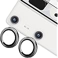 Zeking 2Pack for XREAL Beam Pro Camera Lens Protector, HD Clarity Scratch-Resistant Ultra-Thin 9H Tempered Glass with Aluminum Edging, Individual Metal Lens Cover(Black)