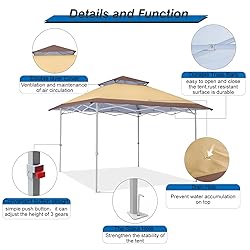 MASTERCANOPY Pop-Up Canopy Tent 13x13 Instant