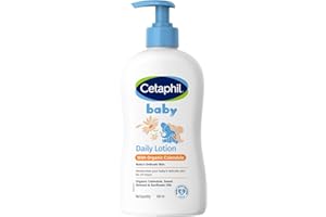 Cetaphil Baby Daily Lotion with Organic Calendula |Vitamin E | Sweet Almond & Sunflower Oils |13.5 Fl. Oz