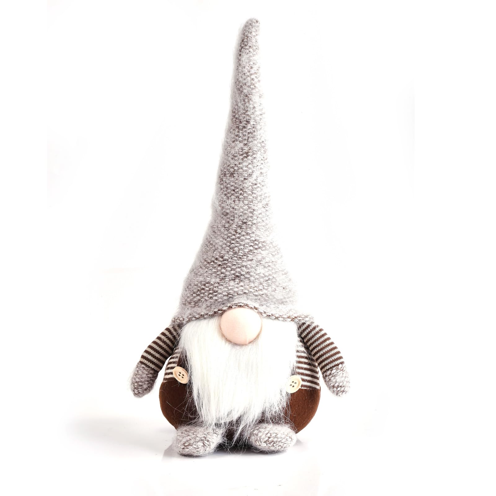 DUJSRZL Gnome Christmas Plush Ornaments Set,Christmas Tree Hanging Gnomes Ornaments Santa Elf Hanging Home Decorations Holiday Decor (Brown)