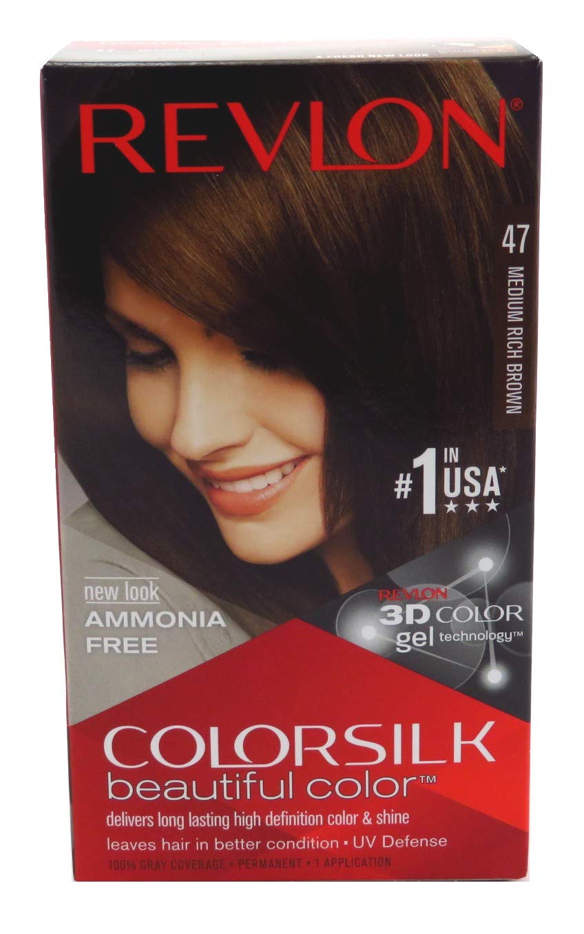 Buy Revlon Colorsilk Hair Color Medium Rich Brown 47 4wb Online
