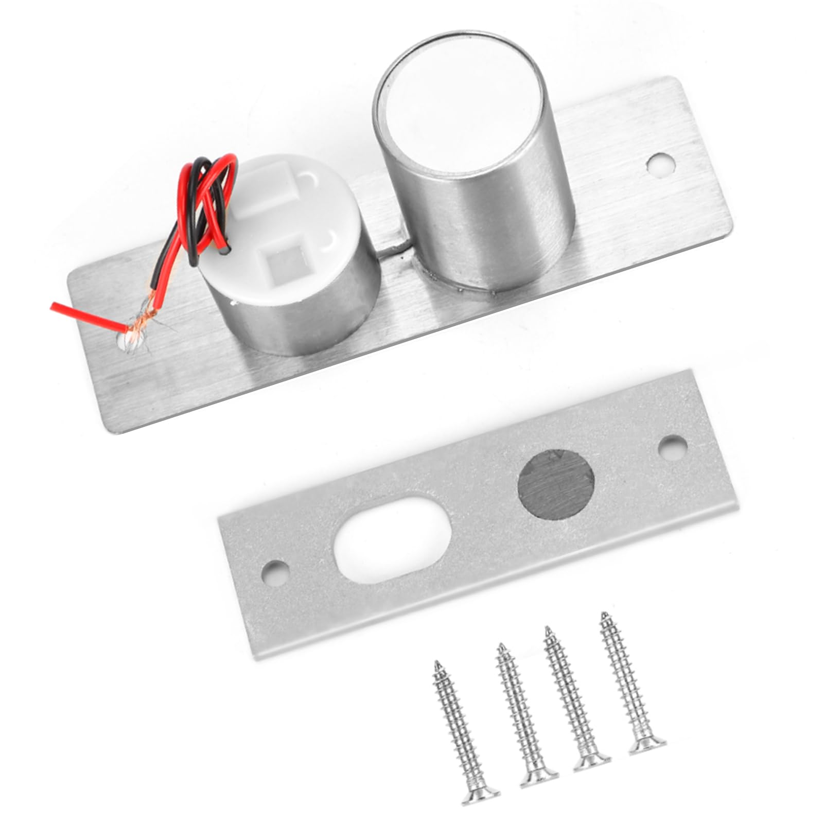 Mini Electric Drop Bolt Lock, DC12V 2 Wire Mini Electric Mortise Lock Magnetic Door Lock for Door Security Access Control System