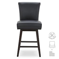 CHITA 26 Inch Counter Height Swivel Bar Stool, FSC