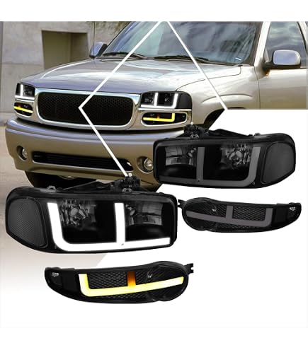 Faros Gmc Sierra 2000 2001 2002 2003 2004 2005 2006 Yukon | Meses Sin