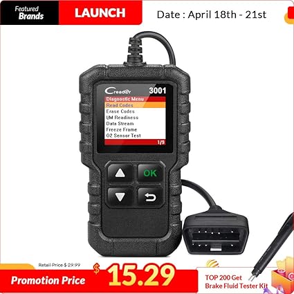 Amazon.com: AIJICHE Lanzado X431 Creader 3001 OBD2 OBDII ...