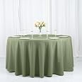 Linen Table Cloth 120 In Round Tablecloth Set Of 10 White Polyester Tablecloths For Banquet, Wedding, And Event Decor; 60 In Round Tablecloth Option Available From Urqueen, $85.72 Ivory Tablecloth