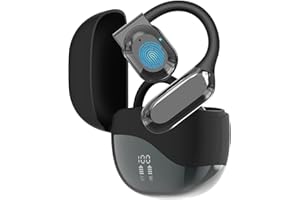 PLUBEDO AI Translator Earbuds Real-Time Translation Earbuds 180 Languages and Accents Two-Way Translation Device for Travel Business and Learning Compatible with iOS and Android Electroplated Black