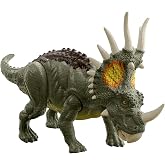 Jurassic World Fierce Force Styracosaurus Camp Cretaceous Authentic Dinosaur Strike Motion Action Figure, Movable Joints, Gift 3 Years &amp; Older