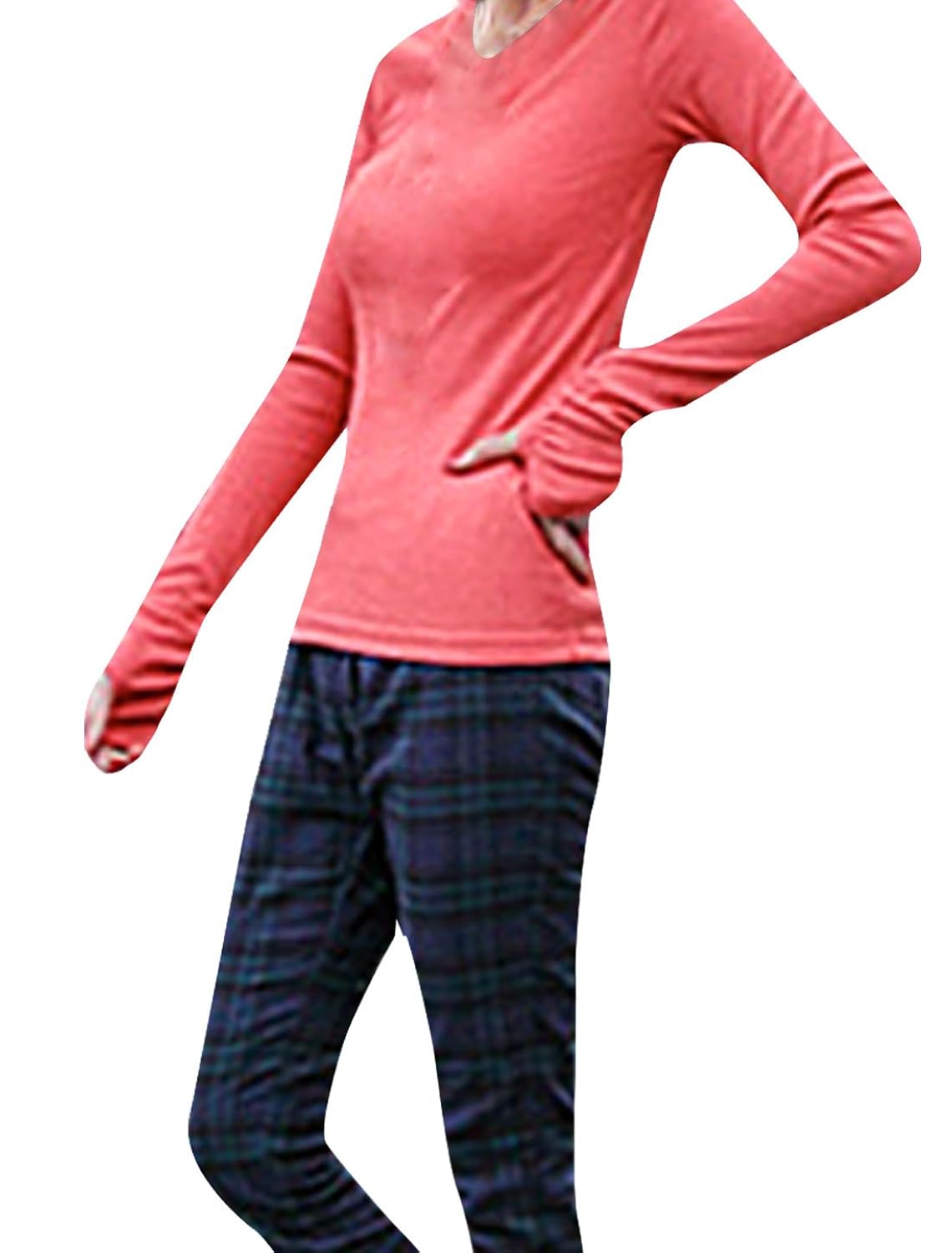 Ladies Long Sleeve Shirt With Thumb Holes BETC