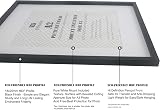 YiPinYin Black A2 Boxed Gallery Frame Set of 3 with Mount for A3 Photos view 5