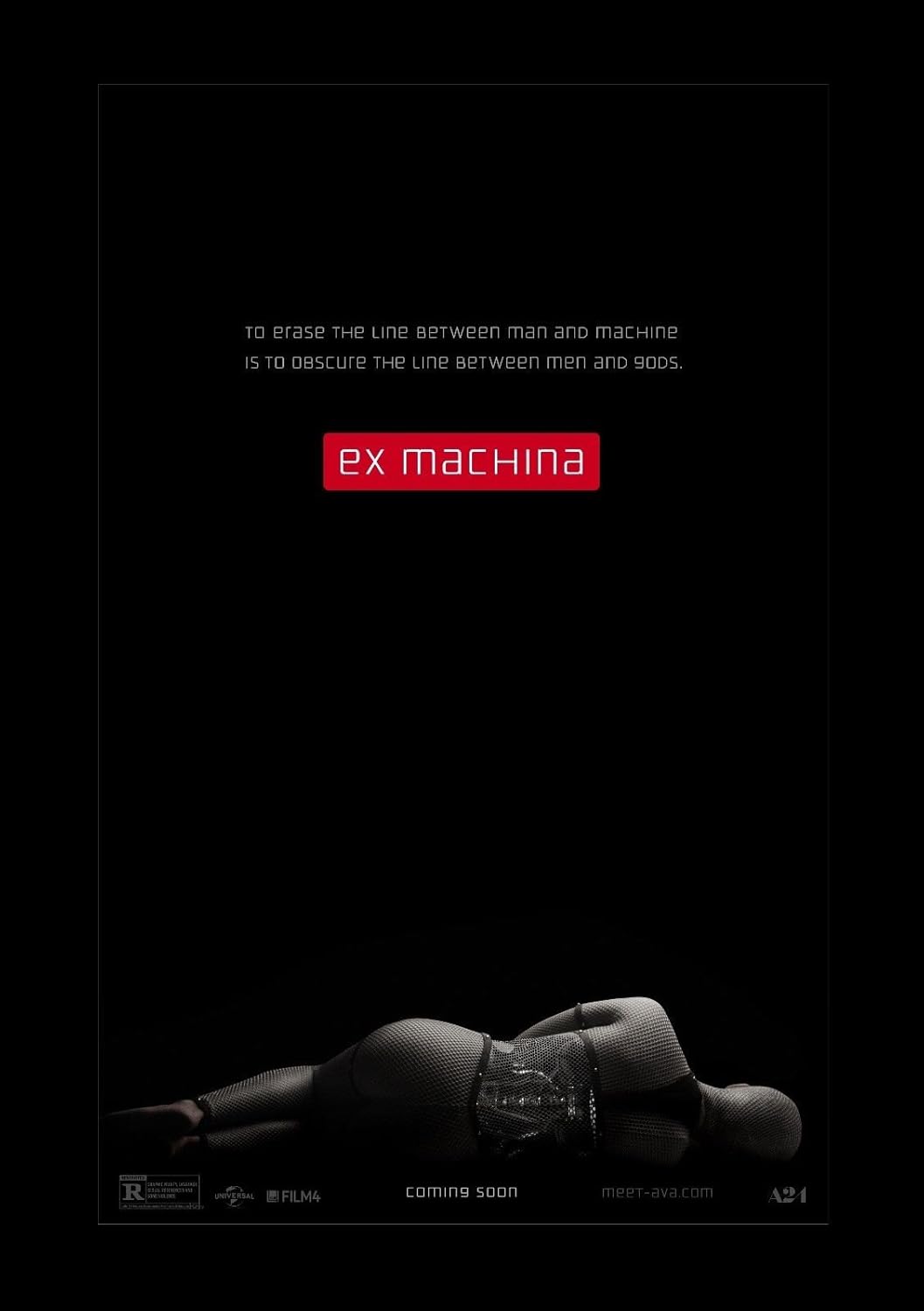EX-MACHINA Movie POSTER Sci-Fi Alex Garland 24x36inch