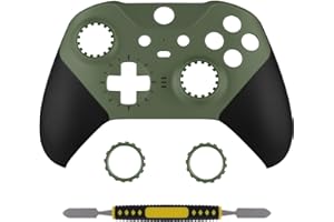 THETREE Housing Shell Faceplate Cover for Xbox Elite 2 Controller,Front Shell Replacement for Xbox One Elite Controller Series 2 (Olive Green)