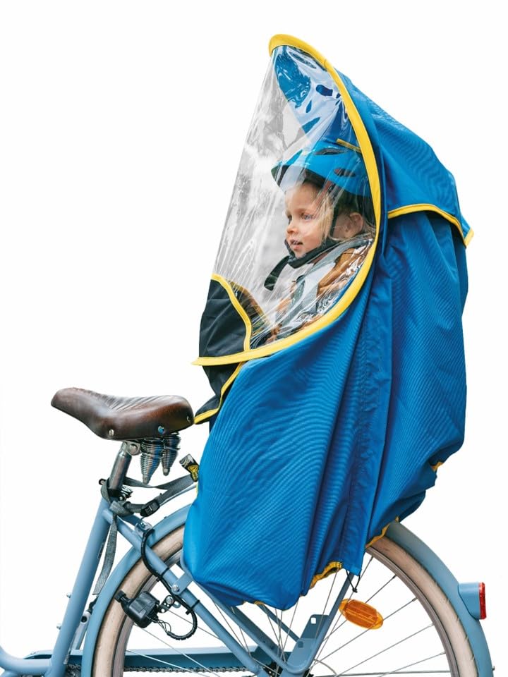 Bub-up Kids Rain protection for child bike seat - Child bike seat rain cover