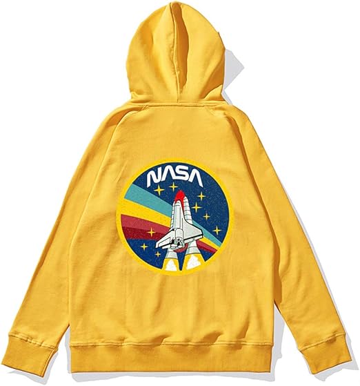 yellow nasa hoodie