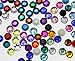 Allstarco 30mm Large Flat Back Acrylic Rhinestones, Lead Free. Pro Grade - 6 Pieces (Red Ruby)