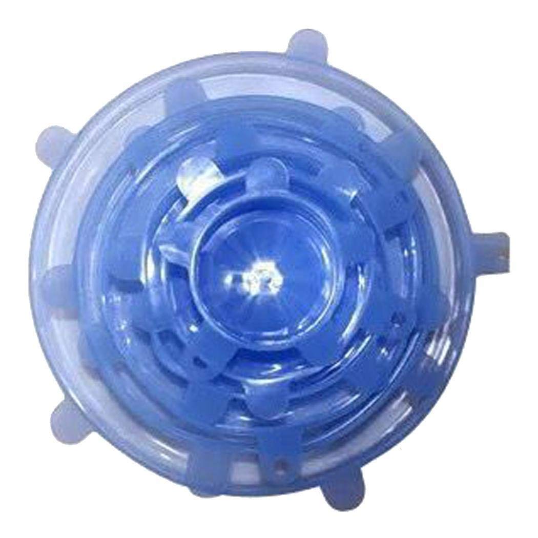 Tinement Tapa Reutilizable de Silicona Reutilizable de 4 pzs. Tapas para latas