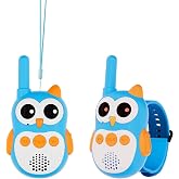 Retevis RT30W Watch Walkie Talkies for Kids, Rechargeable Kid Owl Toy Gift | Lightweight, Easy to Use Walkie Talkies for Toddlers Age 4-6, Birthday Gifts for Girls Boys Camping Hiking Family Games