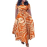 BFFBABY Plus Size Dress A Line Dresses for Women Summer Long Dresses with Sleeve Casual Belted