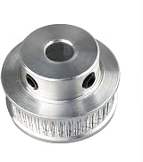 Yxtaii GT2 Timing Belt Pulley 40 Teeth 12mm Bore 6mm Width Aluminum Pack 2 view 2