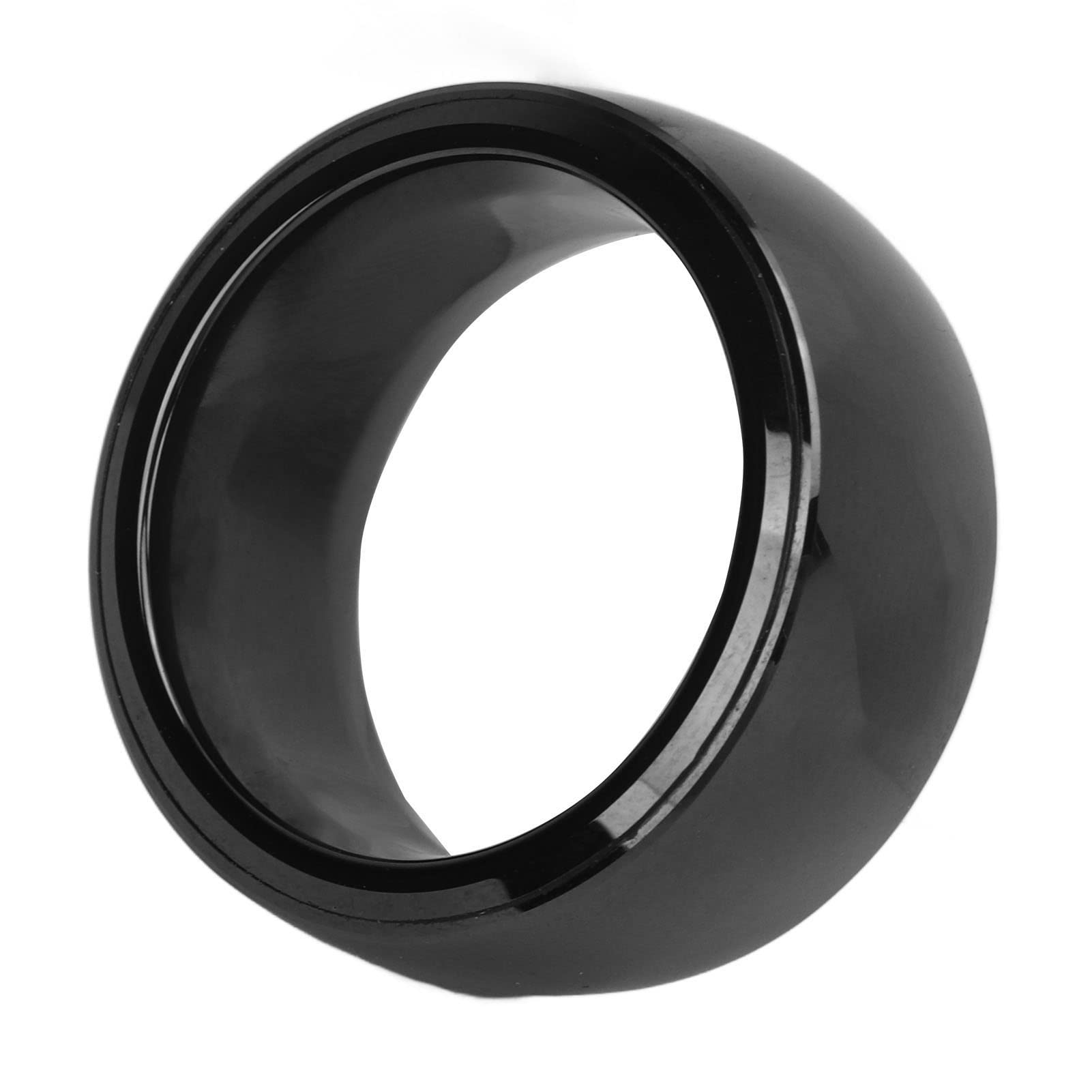 Tbest Waterproof Ceramic NFC Ring, R4 Smart Ring Multifunctional Intelligent Wearable Universal Sensing NFC Ring for Mobile Phone, Fasion Ring for Men Women (Number 8)