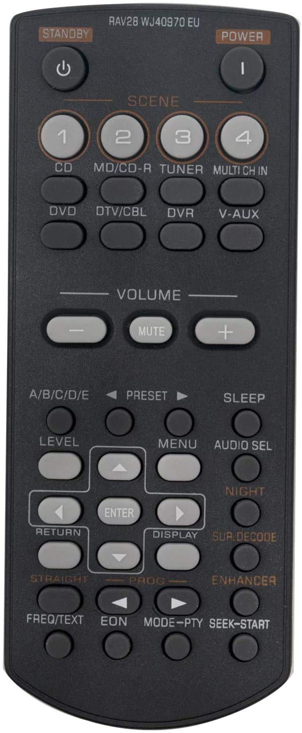 Remote Control for Yamaha RAV28 RAV34 RAV250 RX-V361 RX-V365 HTR-6030 HTR6030 HTIB-680 Home Theater