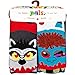 Crazy Mens Mismatched Zombie and Werewolf Frenemy Socks 