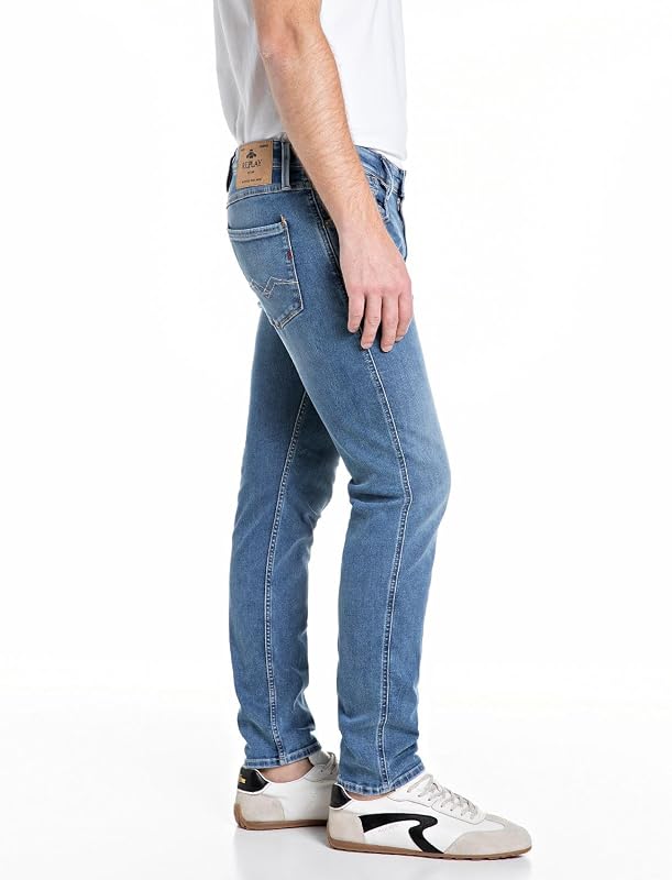 Jeans da Uomo Anbass, Medium Blue 009 (Blu), 31W/34L