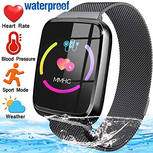 Fitness Tracker for Women Men with Blood Pressure Heart Rate Monitor 1.3" Touchscreen Waterproof Sma Fitness Tracker for Women Men with Blood Pressure Heart Rate Monitor 1.3" Touchscreen Waterproof Sma