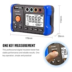 YuqiaoTime Victor 4106A Earth Resistance Tester