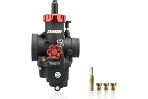 NIBBI Replacement High Performance PE28mm 250cc Carburetor with Carb Jets, Fit 200cc-250cc YAMAHA KAWASAKI SUZUKI Apollo SSR TTR KYMCO SYM TAOTAO ATV Dirt Bike Pit Bike GY6 Motorcycle Scooter Moped.