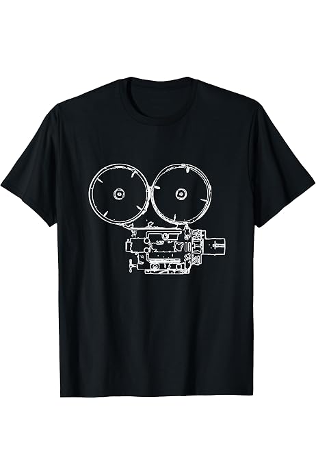 Ilustraciones Del Gráfico De La Camiseta De La Ilustración De Vector De Cámara De Diseño Plano