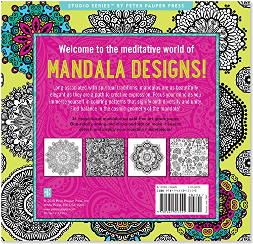 Mandala Designs Adult Coloring Book (31 stress-relieving designs) (Studio) - //medicalbooks.filipinodoctors.org