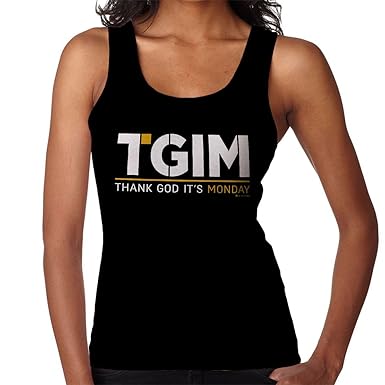 Tgim Thank God Its Monday Womens Vest Amazones Ropa Y Tgim Thank God Its Monday Womens Vest Amazones Ropa Y