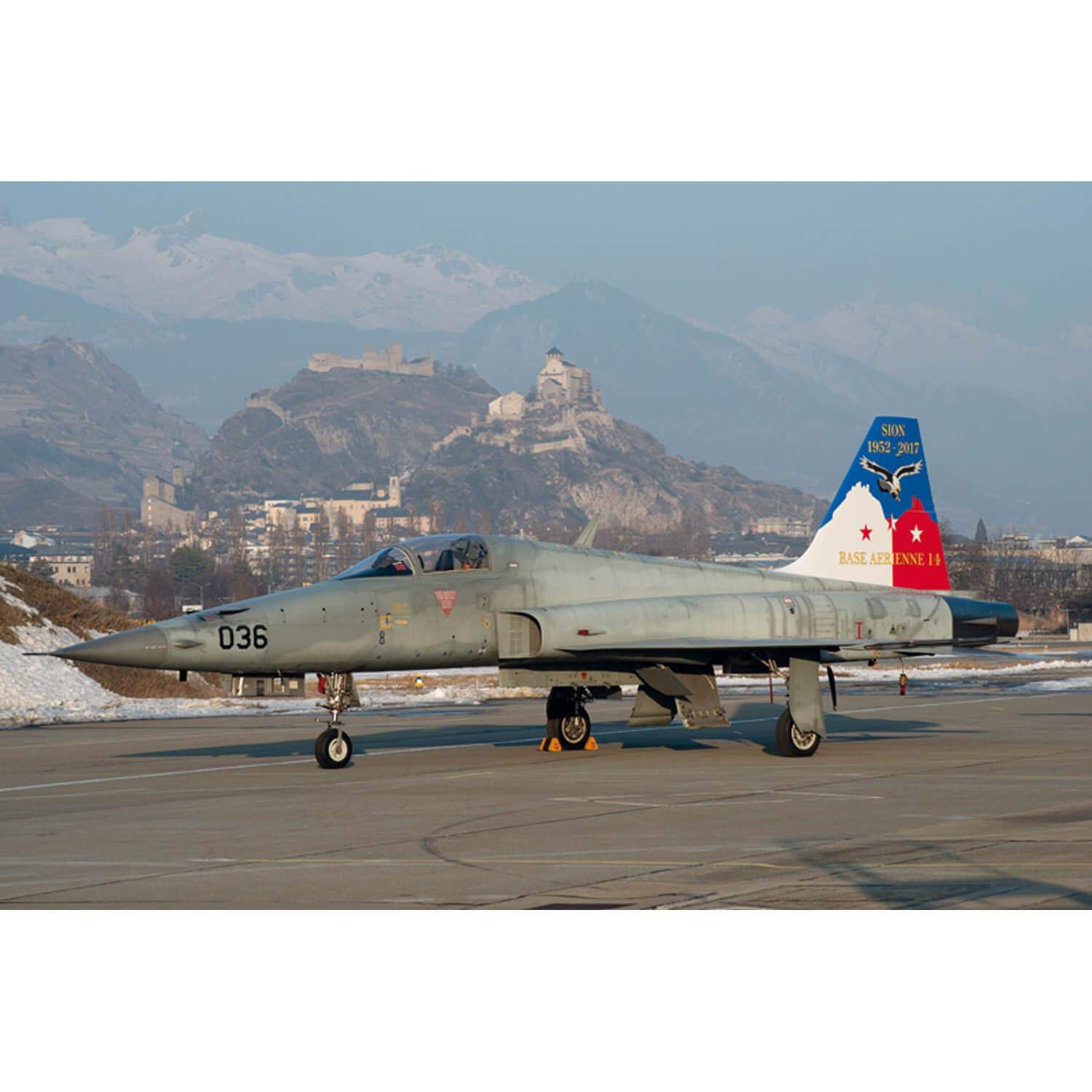 Italeri 1420 Plastic Model to Assemble Aircraft F-5E Swiss Air Force Model Kit 1:72 Scale