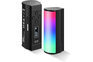 NEEWER Basic 2 Pack Magnetic Handheld Light Wand, 360° Full RGB Mini LED Video Light Stick with 2500mAh Battery,2500-8500K Dimmable Camera Tube Light for Photography TikTok YouTube Vlog,TL96RGB