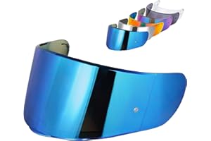 MXJ Gear Strada 2 Visor for Sedici Strada 2 and for Strada 3 Face Shield Helmet Visor Accessories for FT2 VECTOR FF801 FF397 (Chrome Blue)