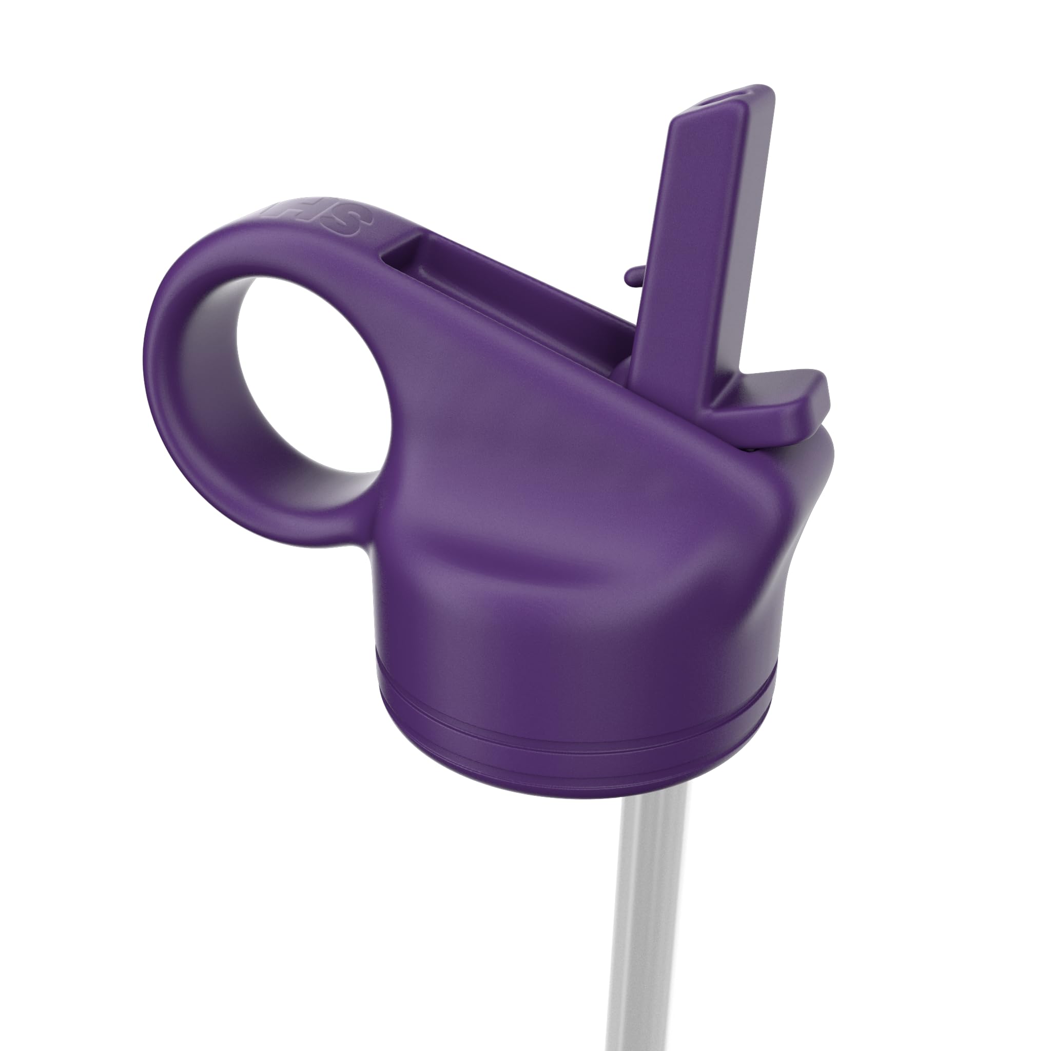SHO Reusable Straw Lid for SHO Bottle - 260ml, 375ml & 500ml - BPA Free (Vivid Violet, 500ml)