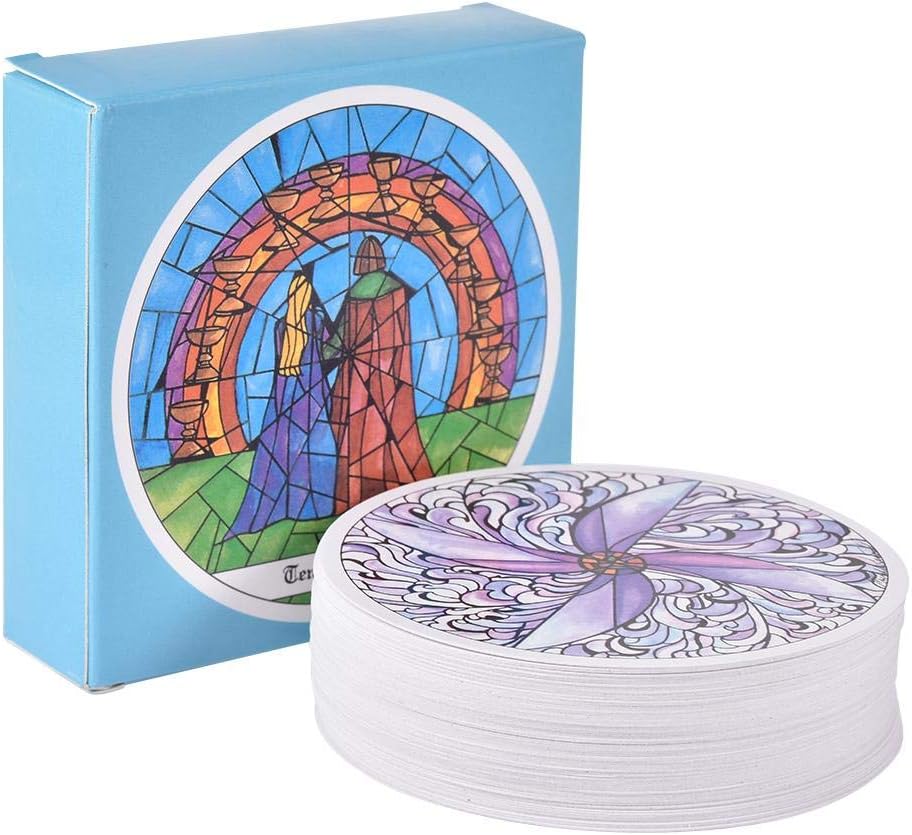 Euopat Tarot Deck,78 Cards Tarot Of The Cloisters Cards Board Game,1993 Real Tarot Card Beginners,Party Games Tarot Cards Deck