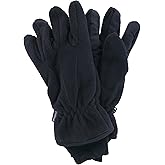 CTM Men's Lined Micro Fleece Winter Glove