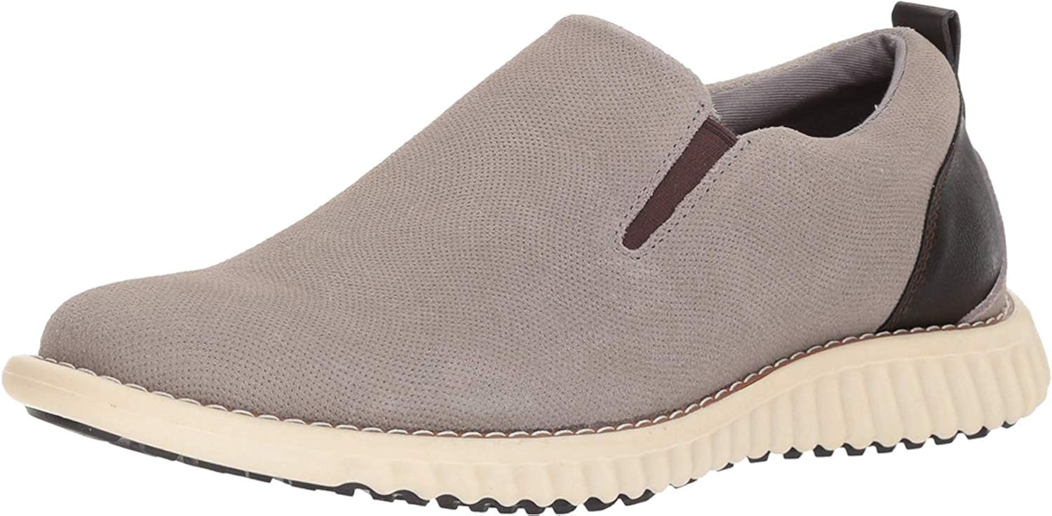 grey steve madden slip ons
