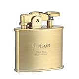 Ronson Nostalgia Standard Satin Brass Soft Flame