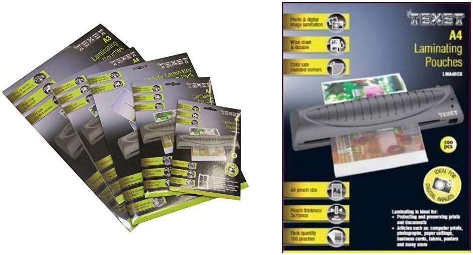 texet laminating pouches