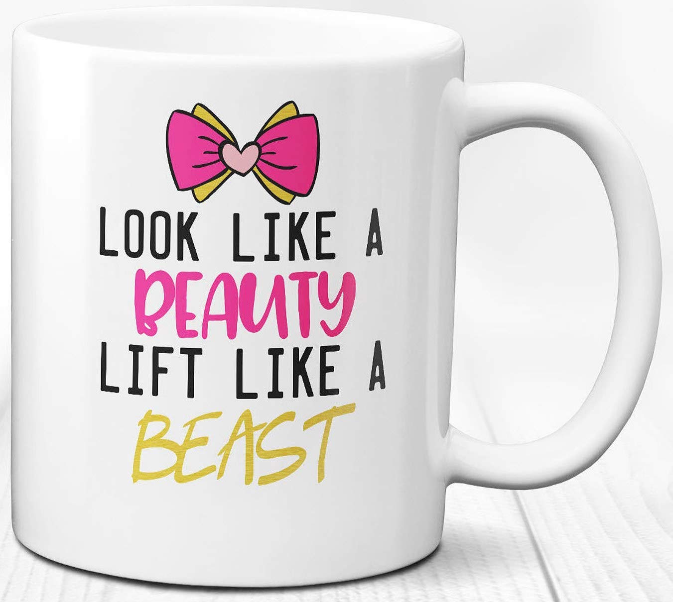 Amazon Com Funny Fitness Mug 11 Oz Coffee Tea For Her Gym Lover Weights Workout Cup Handmade