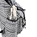 DGY Black Canvas Floral Printed Backpack 3 Pieces School Rucksack for Teen Girls (Geometric 1 Pc)