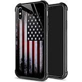 ZHEGAILIAN for iPhone XR Case, Military-Grade Protection, All-Around Shockproof Corners, Anti-Scratch Phone Case for iPhone XR - Old Flag
