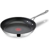T-Fal x Jamie Oliver Nonstick Coated Stainless Steel Pan 11-Inch, Induction Compatible, Oven Safe up to 500°F, Chef's Stainle