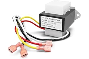 EMIHO HVAC Transformer Fit for Rheem Furnace 46-24124-06 Basler Electric BE161640GDD 29M7101 0037 G19, 40VA 120V / 24V HVAC Furnace Transformer Control Channel 2 Hole Mount