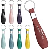 8PCS Motivational Keychains Bulk for Women Men Girls Boy Inspirational Key Chains Bulk Employee Appreciation Gifts Thank You Gifts Silicone Keychain Uplifting Positive Graduation Gift for Daughter Son