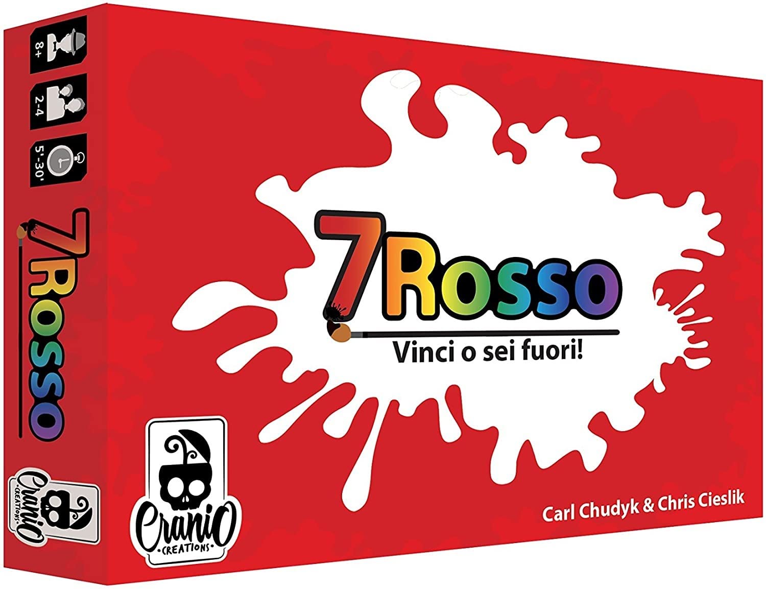 Skull Creations- 7 Red Board Game, CC073